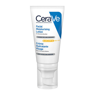 CeraVe Facial Moisturizing Lotion Normal/Dry Skin SPF50 52ml - ORIGINAL