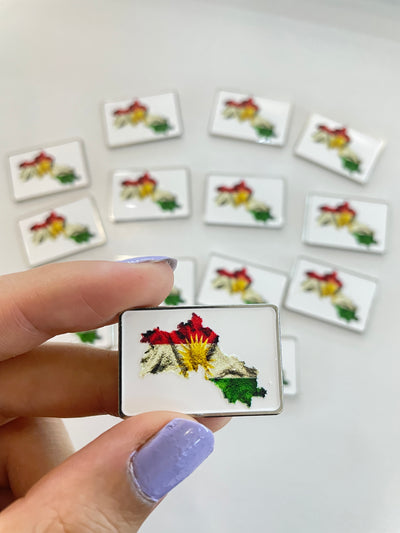Metal Sticker – Kurdistan Flag/Map