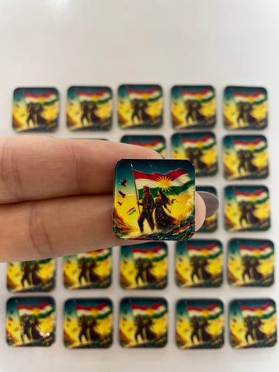 Metal Sticker – Kurdistan