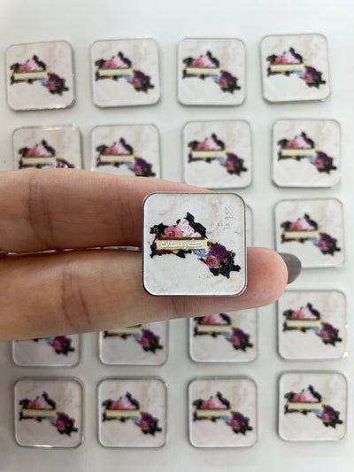 Metal Sticker – Kurdistan Flag/Map