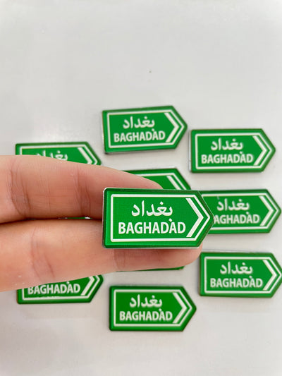 Metal Sticker – BAGHDAD SIGN
