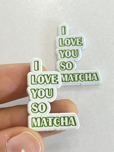 Metal Sticker – I LOVE YOU MATCHA