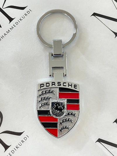 Metal Keychain – PORSCHE Logo ميدالية مفاتيح معدنية - LUXURY