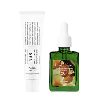 Dr. Althea 345 Relief Cream & Gentle Vitamin C Serum 50  Ml + 30ml