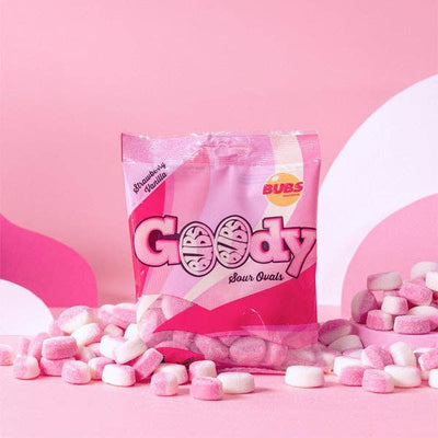 Bubs Mini Strawberry/Vanilla Ovals- 90 g
