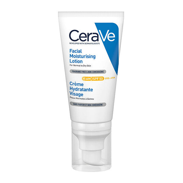 CeraVe Facial Moisturizing Lotion Normal/Dry Skin SPF50 52ml  - ORIGINAL