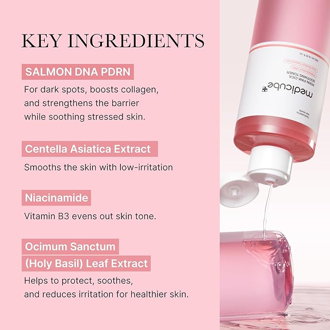 Medicube PDRN Rosa Cica Lugnande Toner 150ml