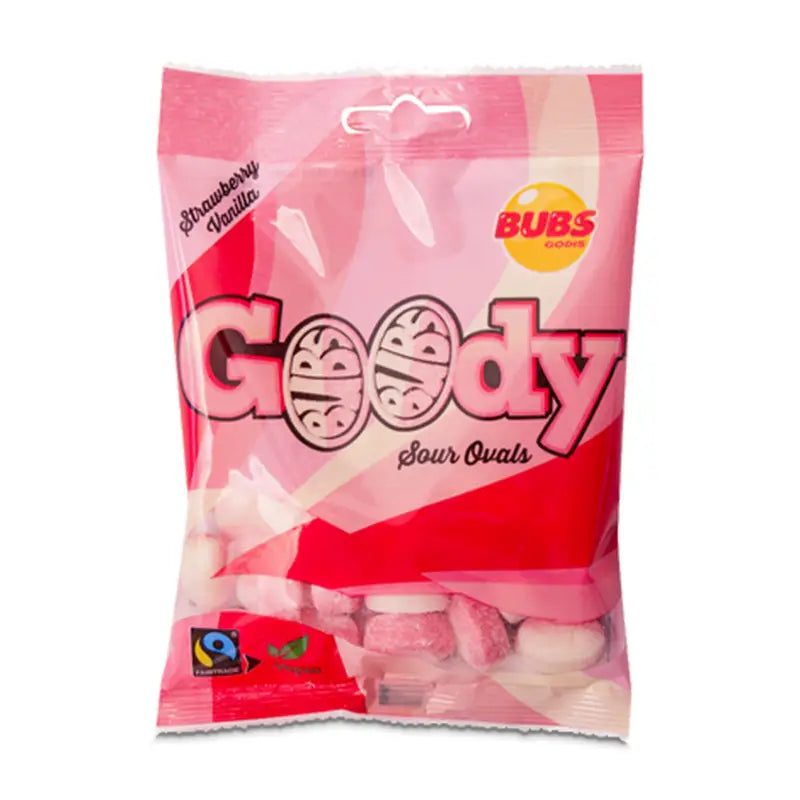Bubs Mini Strawberry/Vanilla Ovals- 90 g