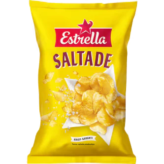 Estrella Salted Potato Chips 40g – Light, Crispy & Classic
