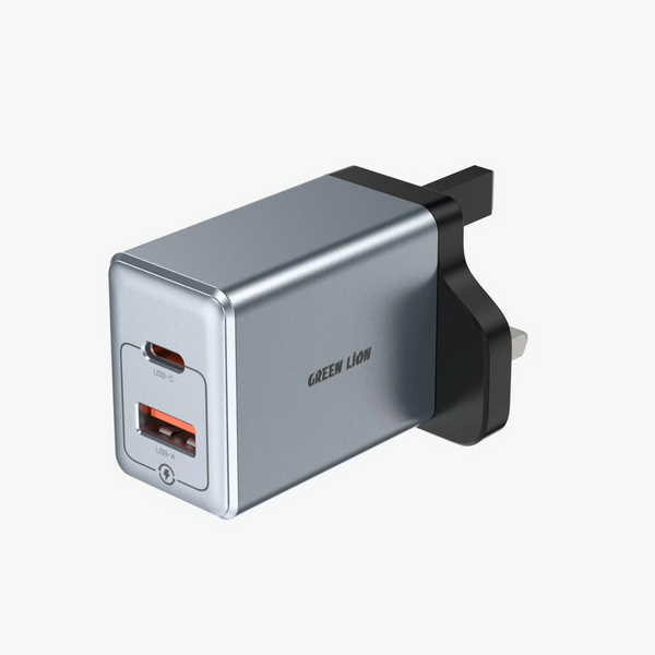 GREEN LION PREMIUM SERIES DUAL PORT WALL CHARGER 20W PD