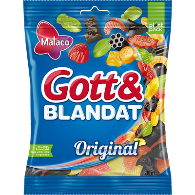 Malaco Gott & Blandat 160g – Sweet & Salty Family Favorite
