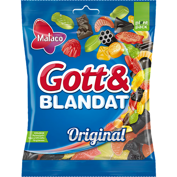 Malaco Gott & Blandat 160g – Sweet & Salty Family Favorite