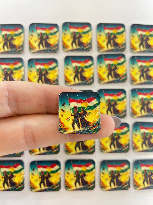 Metal Sticker – Kurdistan
