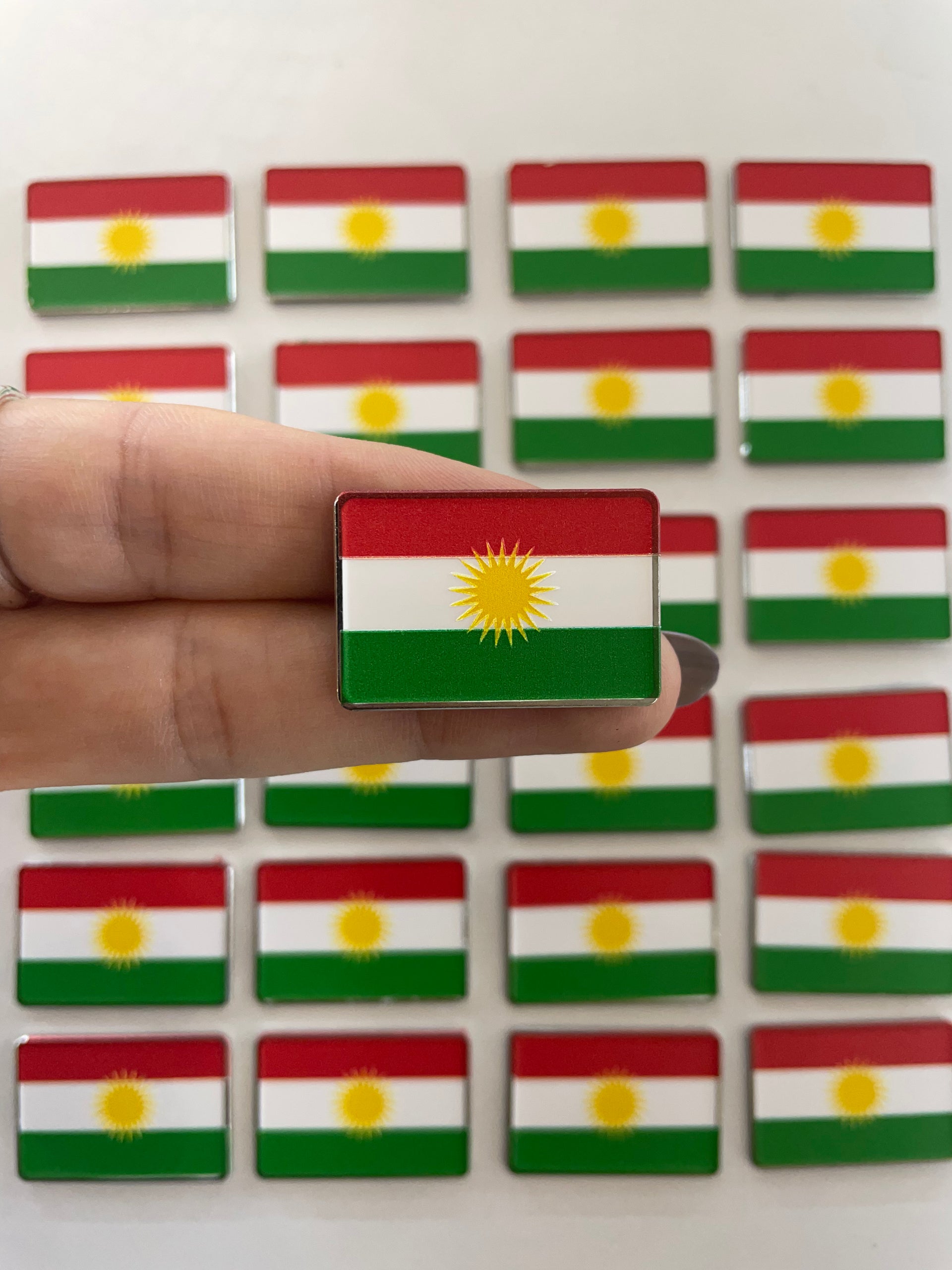 Metal Sticker – Kurdistan Flag
