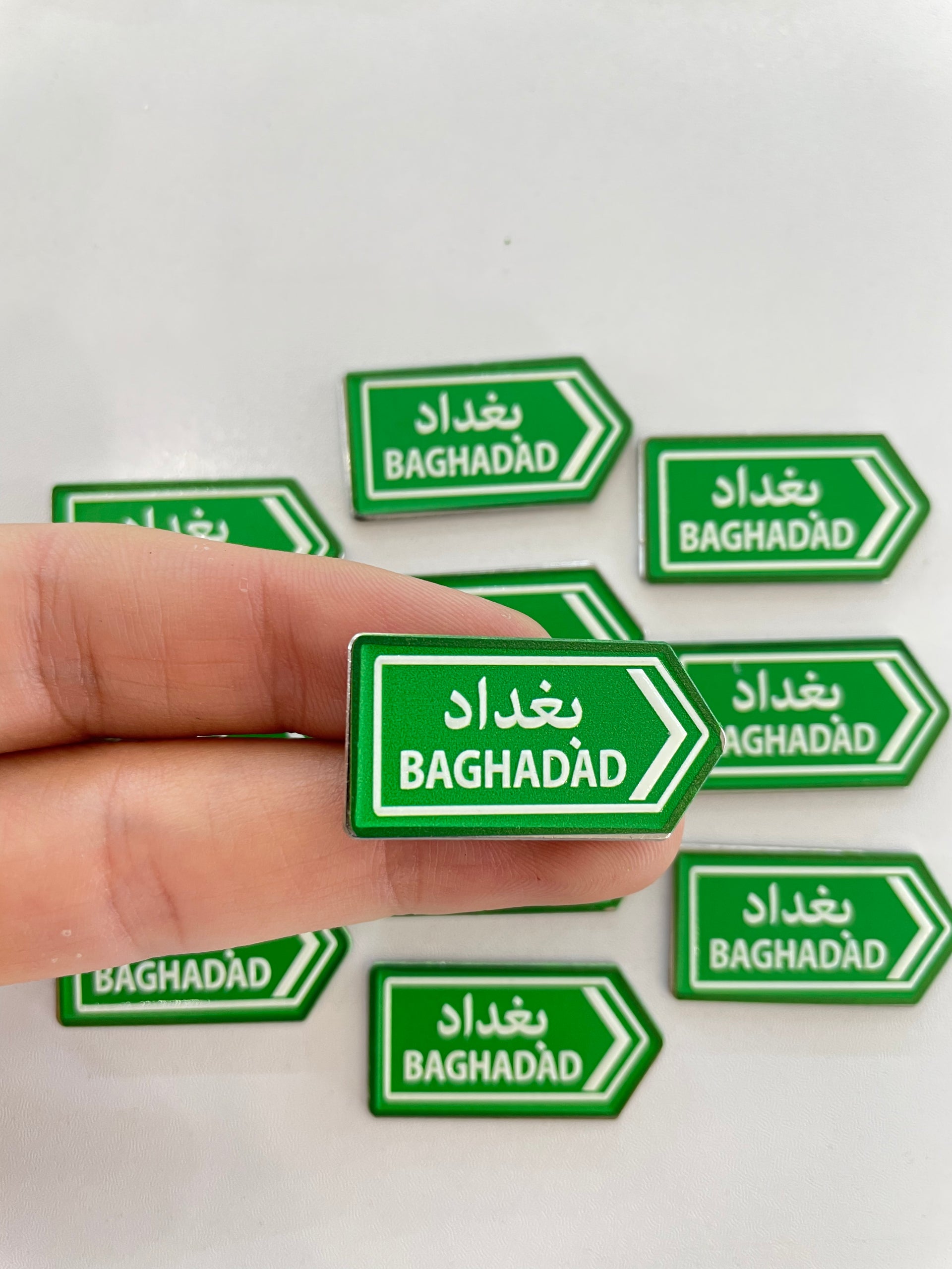 Metal Sticker – BAGHDAD SIGN