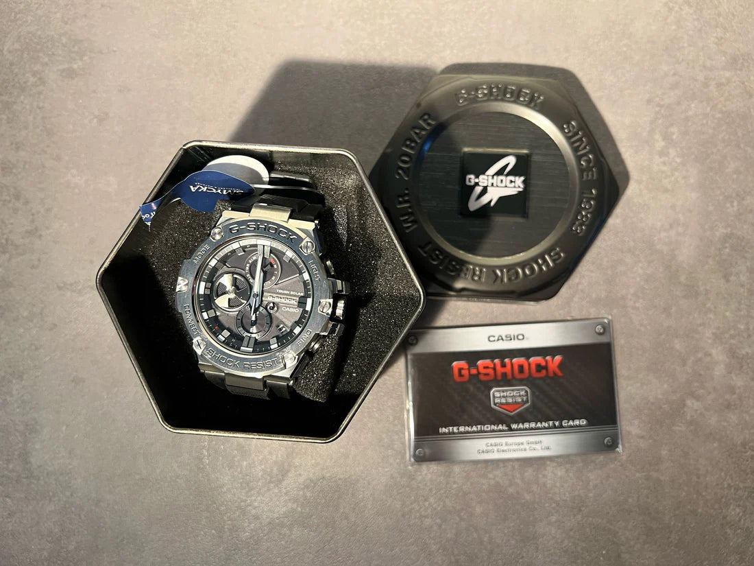 Casio G-Shock G-Steel GST-B100-1AER Bluetooth Watch - Original