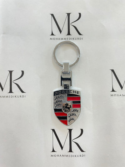 Metal Keychain – PORSCHE Logo ميدالية مفاتيح معدنية - LUXURY