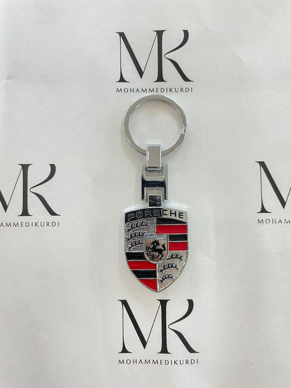 Metal Keychain – PORSCHE Logo ميدالية مفاتيح معدنية - LUXURY