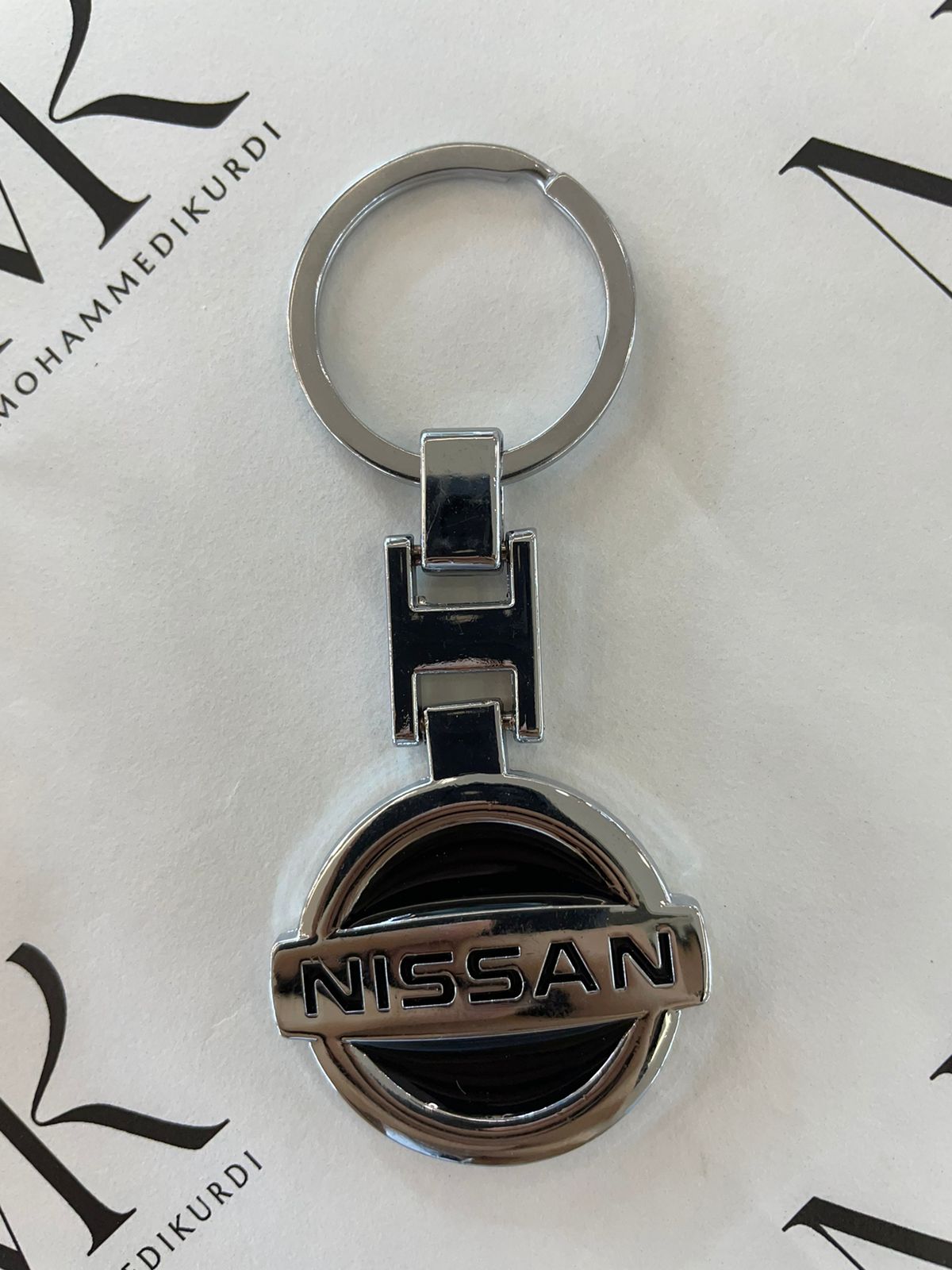 Metal Keychain – NISSAN Logo ميدالية مفاتيح معدنية