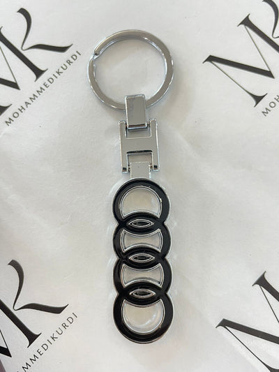Metal Keychain – AUDI Logo ميدالية مفاتيح معدنية