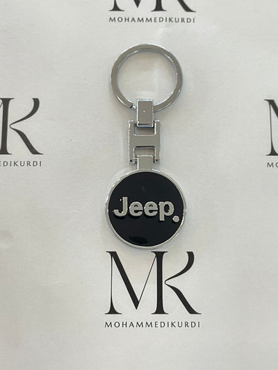 Metal Keychain – Jeep Logo ميدالية مفاتيح معدنية