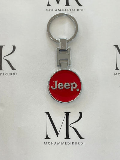 Metal Keychain – Jeep Logo ميدالية مفاتيح معدنية