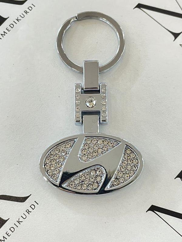 Metal Keychain – HYUNDAI Logo ميدالية مفاتيح معدنية - LUXURY