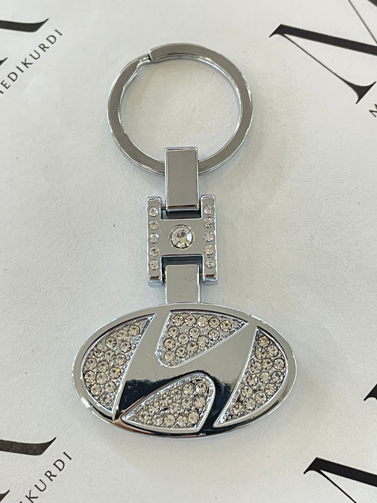 Metal Keychain – HYUNDAI Logo ميدالية مفاتيح معدنية - LUXURY