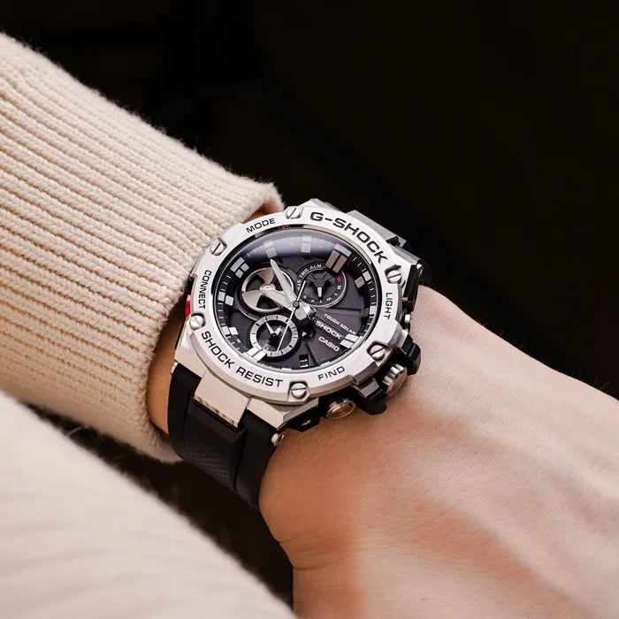 Casio G-Shock G-Steel GST-B100-1AER Bluetooth Watch - Original