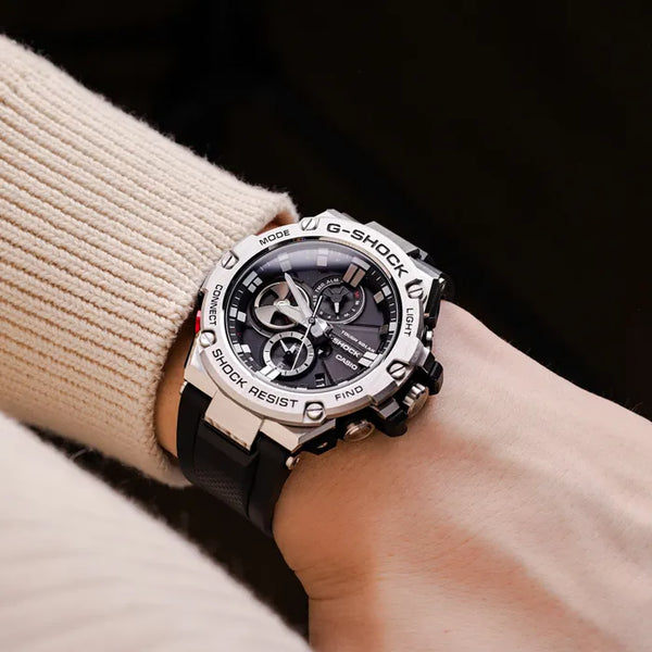 Casio G-Shock G-Steel GST-B100-1AER Bluetooth Watch - Original