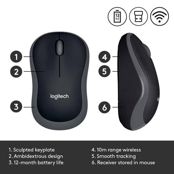 Logitec wireless mouse m185 - Original