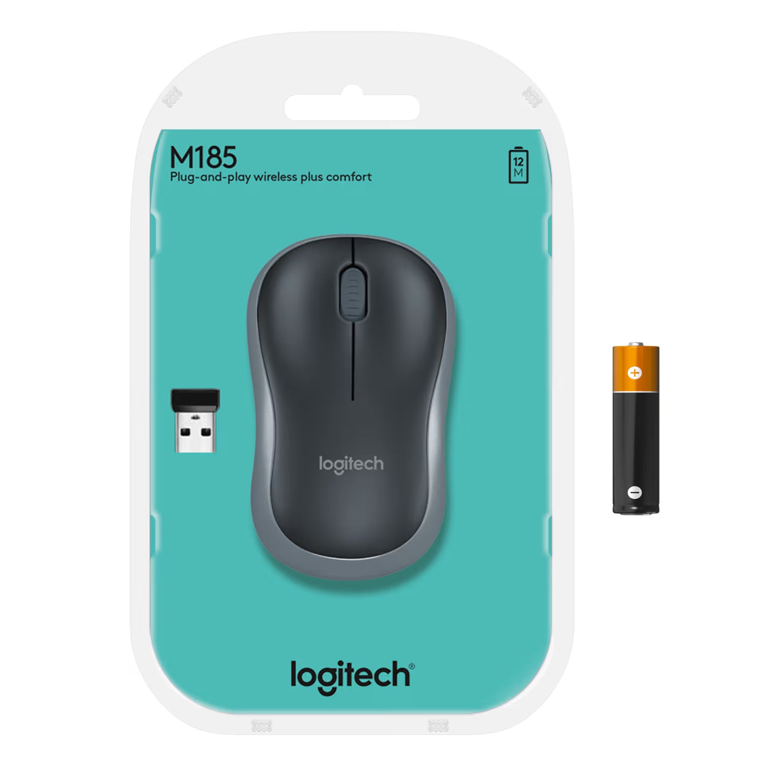 Logitec wireless mouse m185 - Original