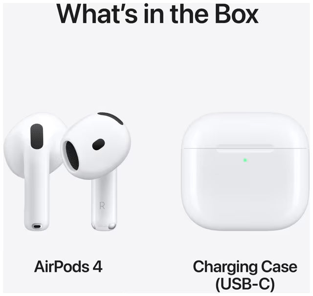 Apple AirPods 4 Wireless Earphones with Charging Case (USB-C) – Original