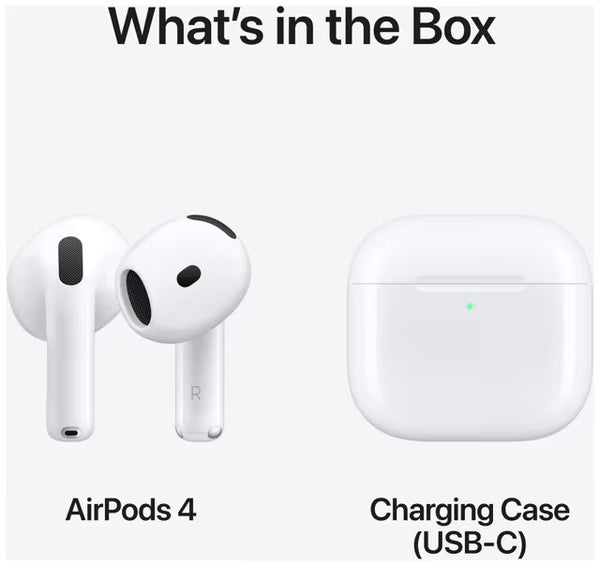 Apple AirPods 4 Wireless Earphones with Charging Case (USB-C) – Original