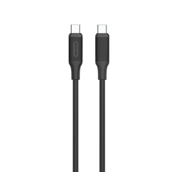 Green Lion Dual Port Car Charger 50w (PD 30w + QC 20w) USB-C To USB-C Cable 1m