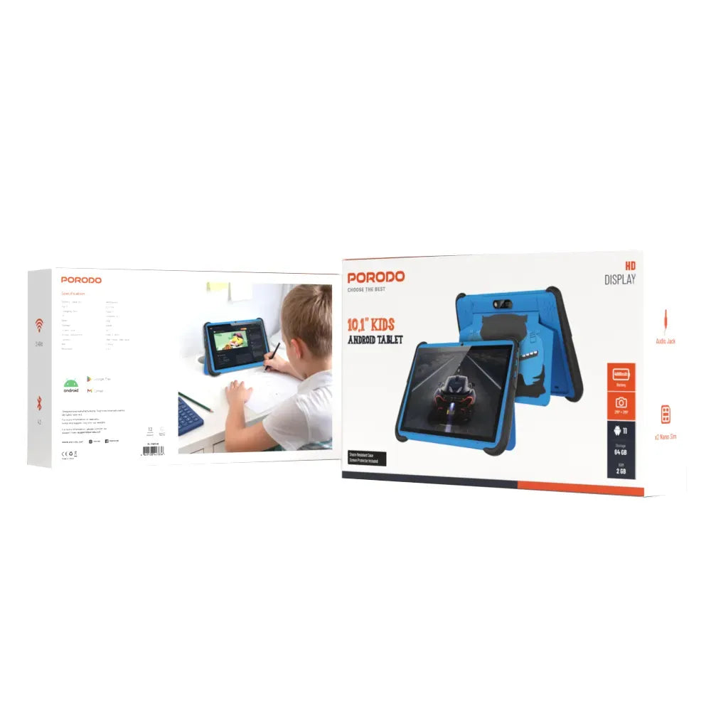 Porodo 10.1 Kids Android Tablet 64GB